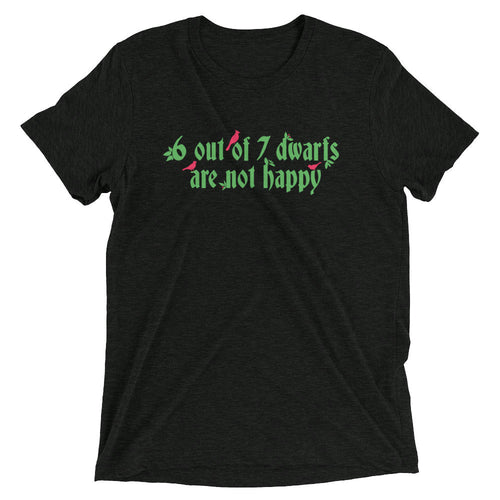 6 Out Of 7 Dwarfs Men's Tri-Blend Tee product image 2