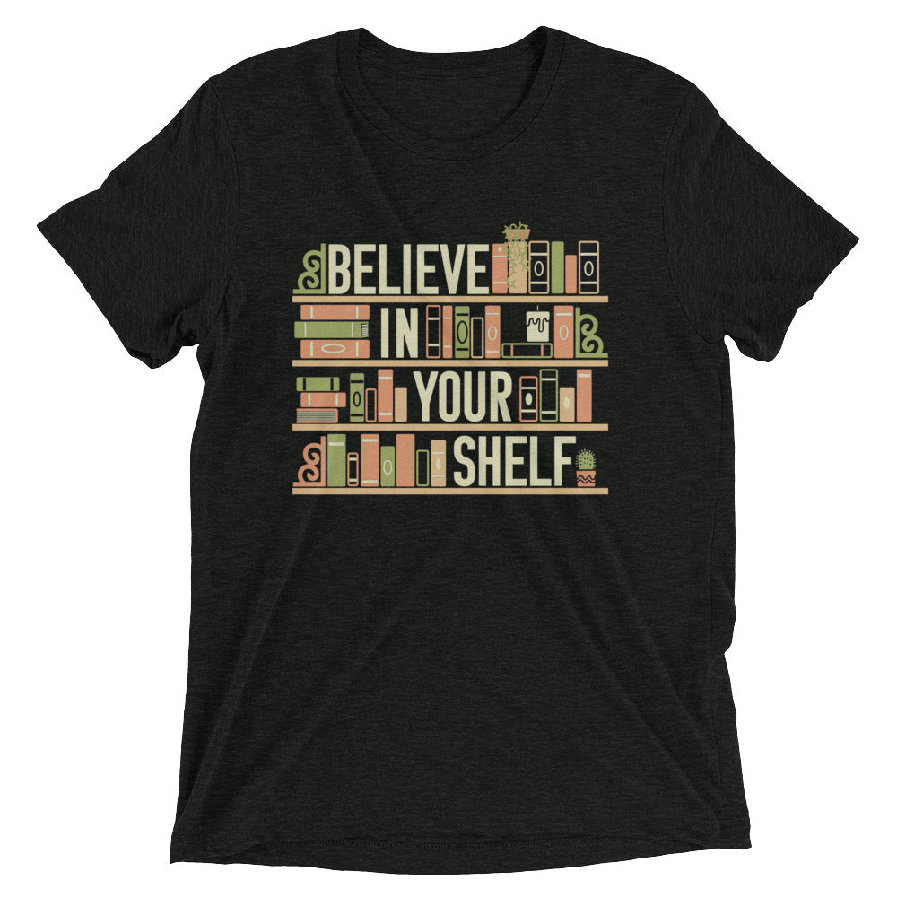 Believe In Your Shelf Men's Tri-Blend Tee product image 2