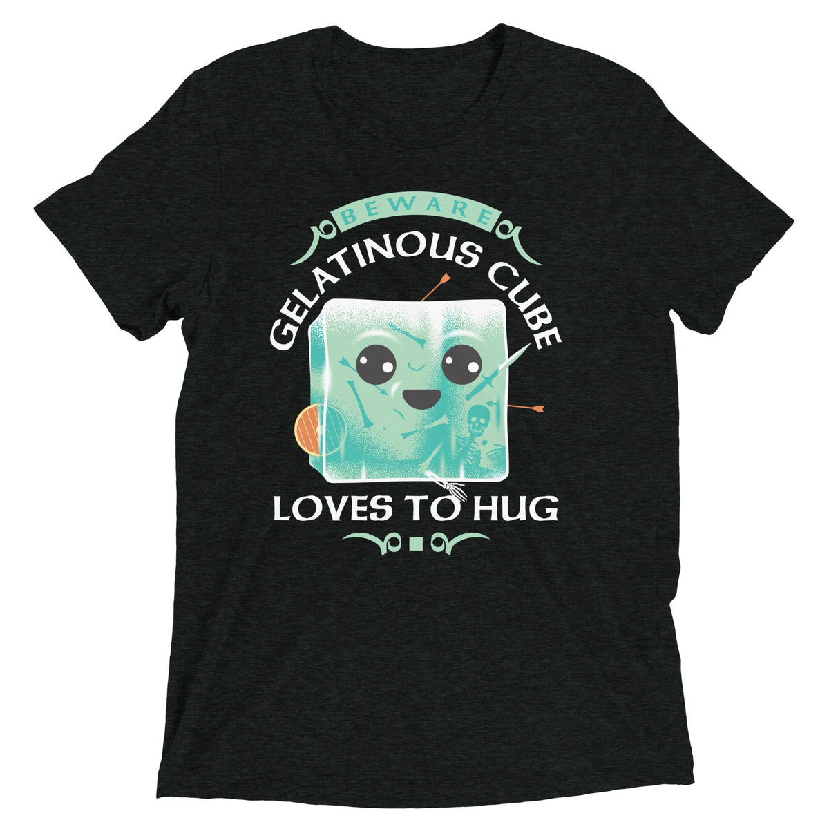 Gelatinous Cube Loves To Hug Men's Tri-Blend Tee product image 5
