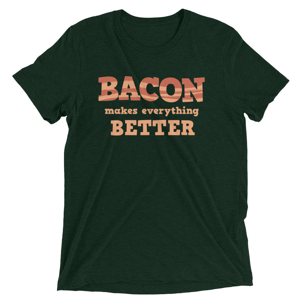 Bacon Makes Everything Better Men's Tri-Blend Tee product image 2