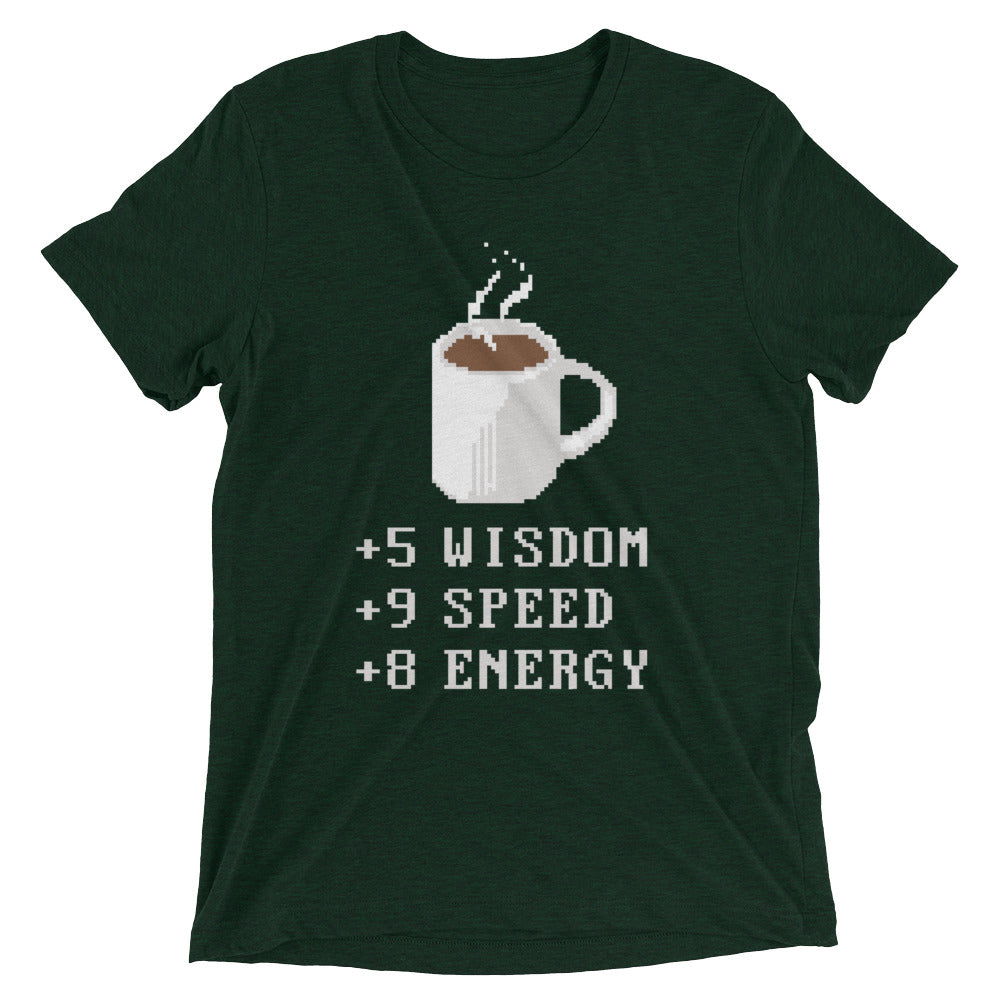 Coffee Plus To Stats Men's Tri-Blend Tee product image 2