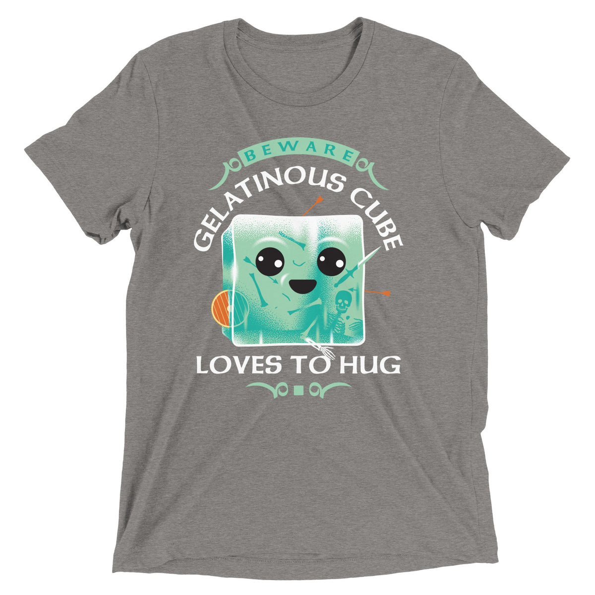 Gelatinous Cube Loves To Hug Men's Tri-Blend Tee product image 4