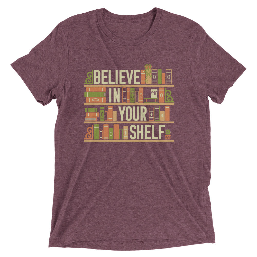 Believe In Your Shelf Men's Tri-Blend Tee product image 5