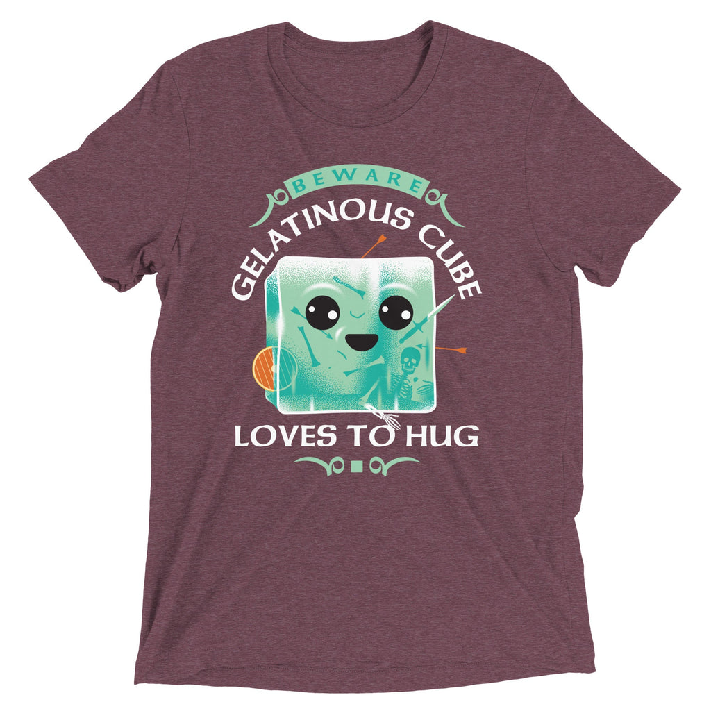 Gelatinous Cube Loves To Hug Men's Tri-Blend Tee product image 3