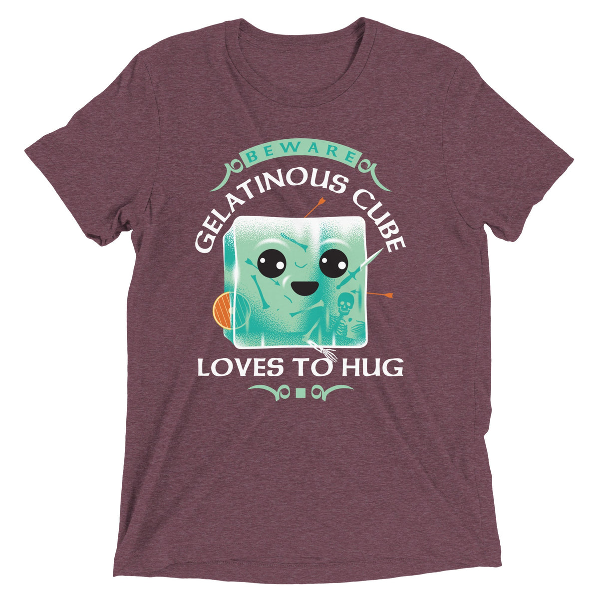 Gelatinous Cube Loves To Hug Men's Tri-Blend Tee product image 3