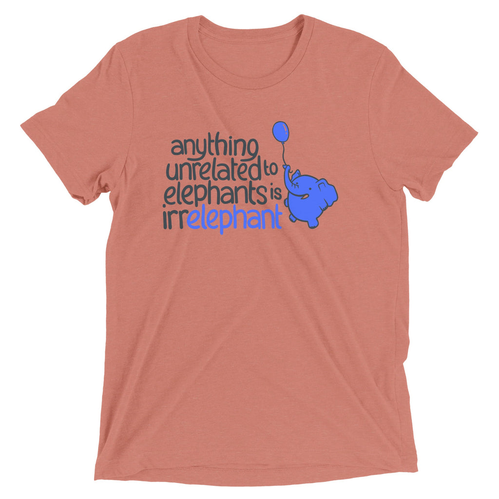 Anything Unrelated Elephants Men's Tri-Blend Tee product image 2