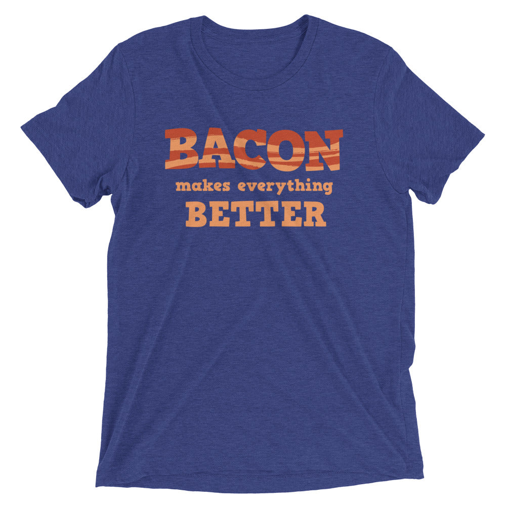 Bacon Makes Everything Better Men's Tri-Blend Tee product image 4