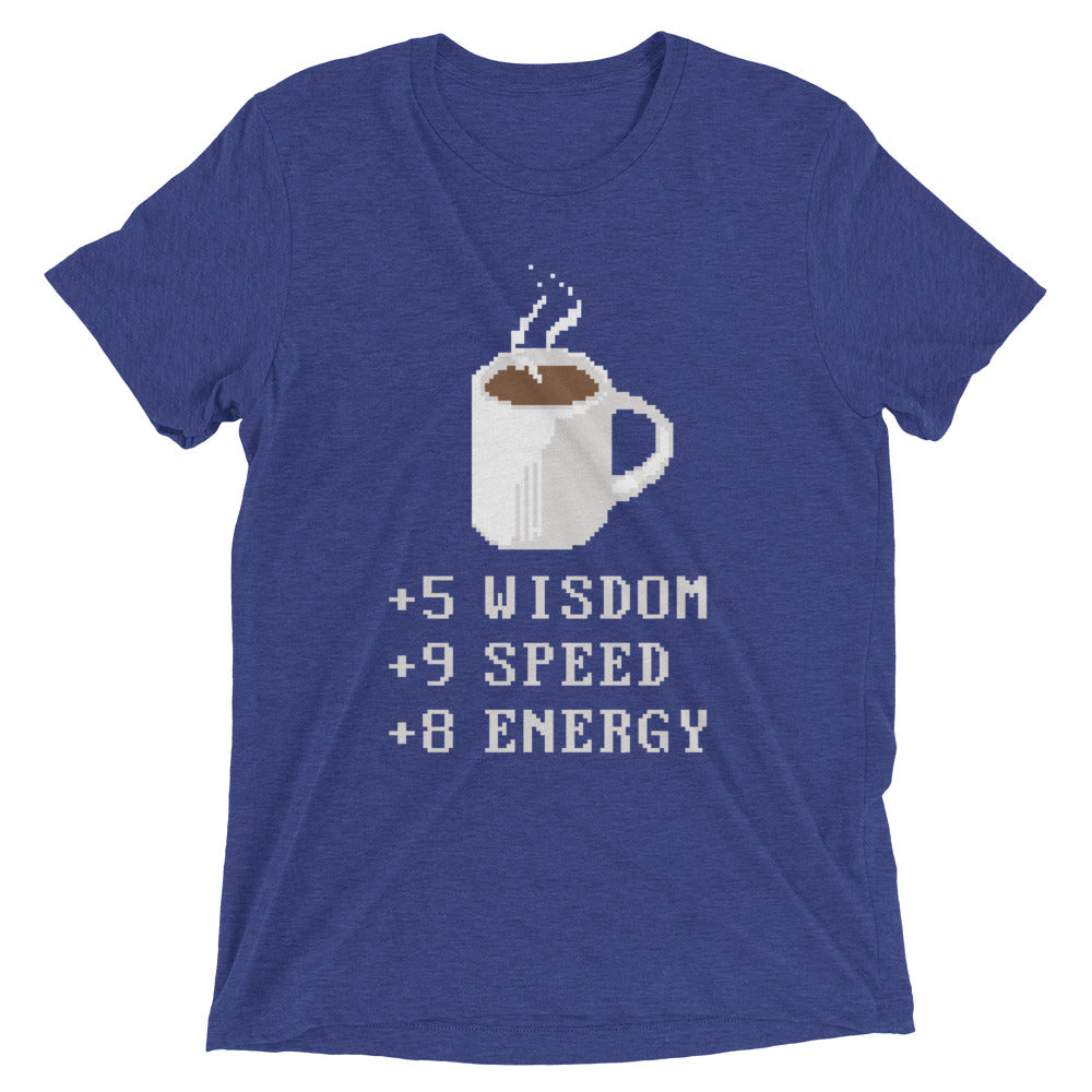Coffee Plus To Stats Men's Tri-Blend Tee product image 4