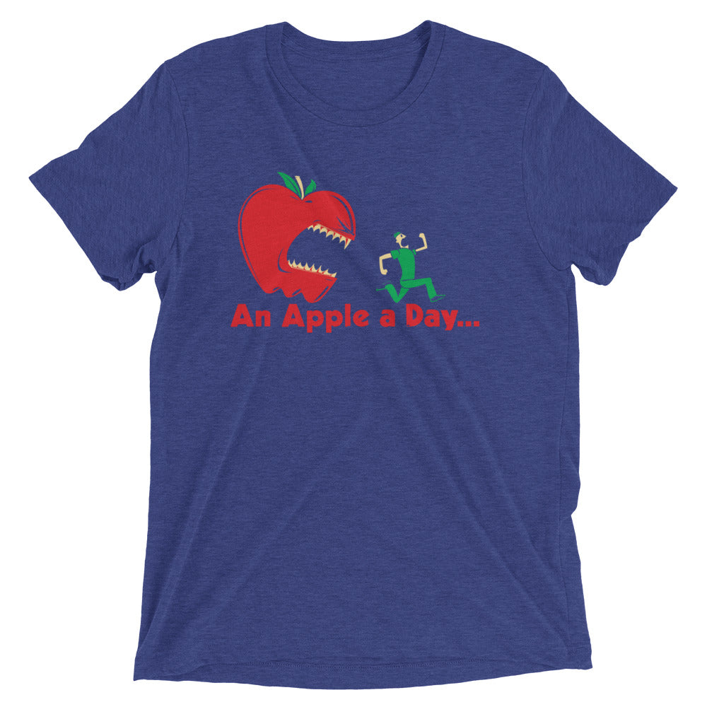 An Apple A Day... Men's Tri-Blend Tee product image 4
