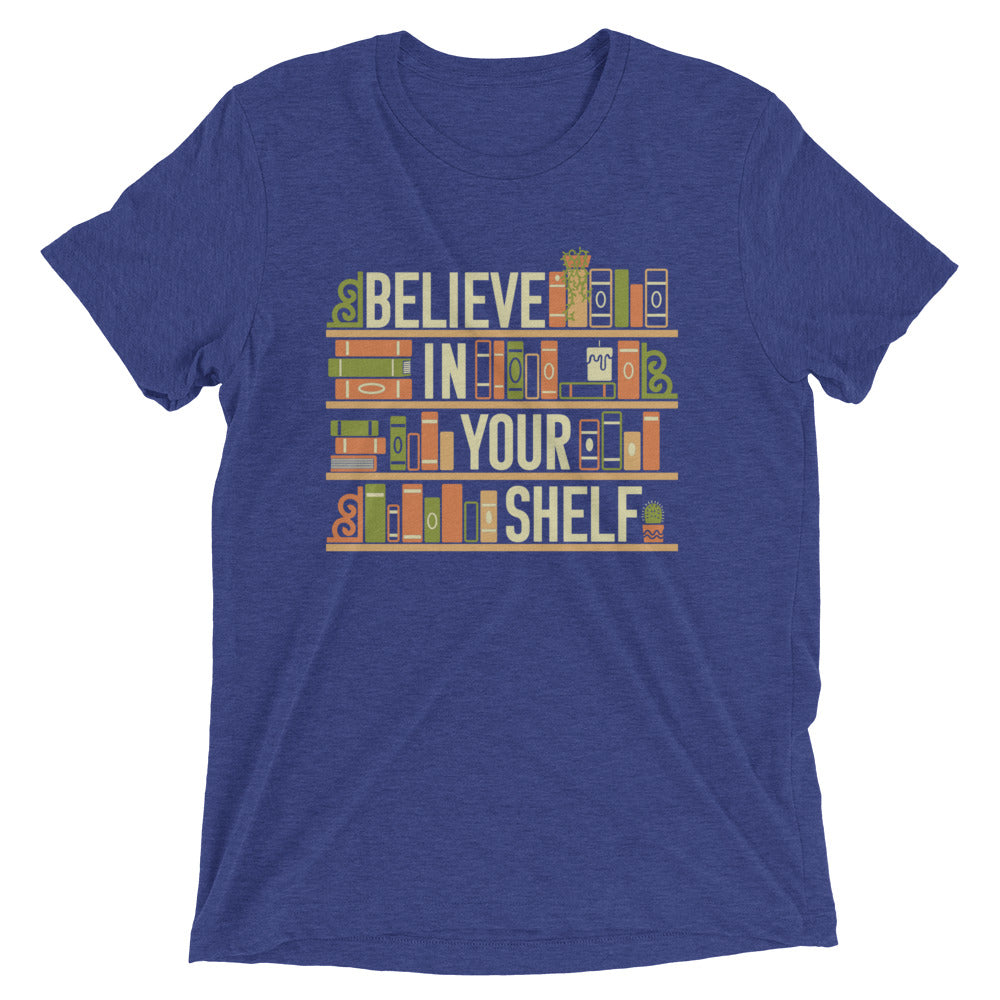 Believe In Your Shelf Men's Tri-Blend Tee product image 4
