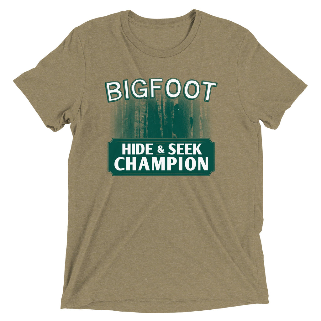Bigfoot Hide And Seek Champion Men's Tri-Blend Tee product image 1