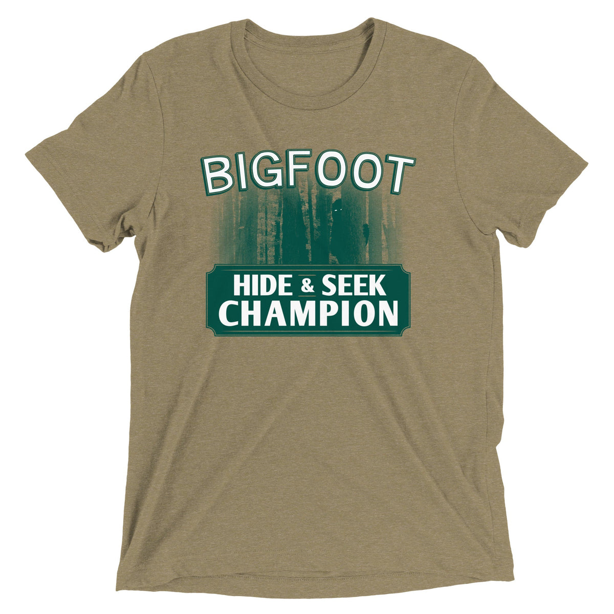 Bigfoot Hide And Seek Champion Men's Tri-Blend Tee product image 1