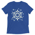 Cat Snowflake Men's Tri-Blend Tee product image 1