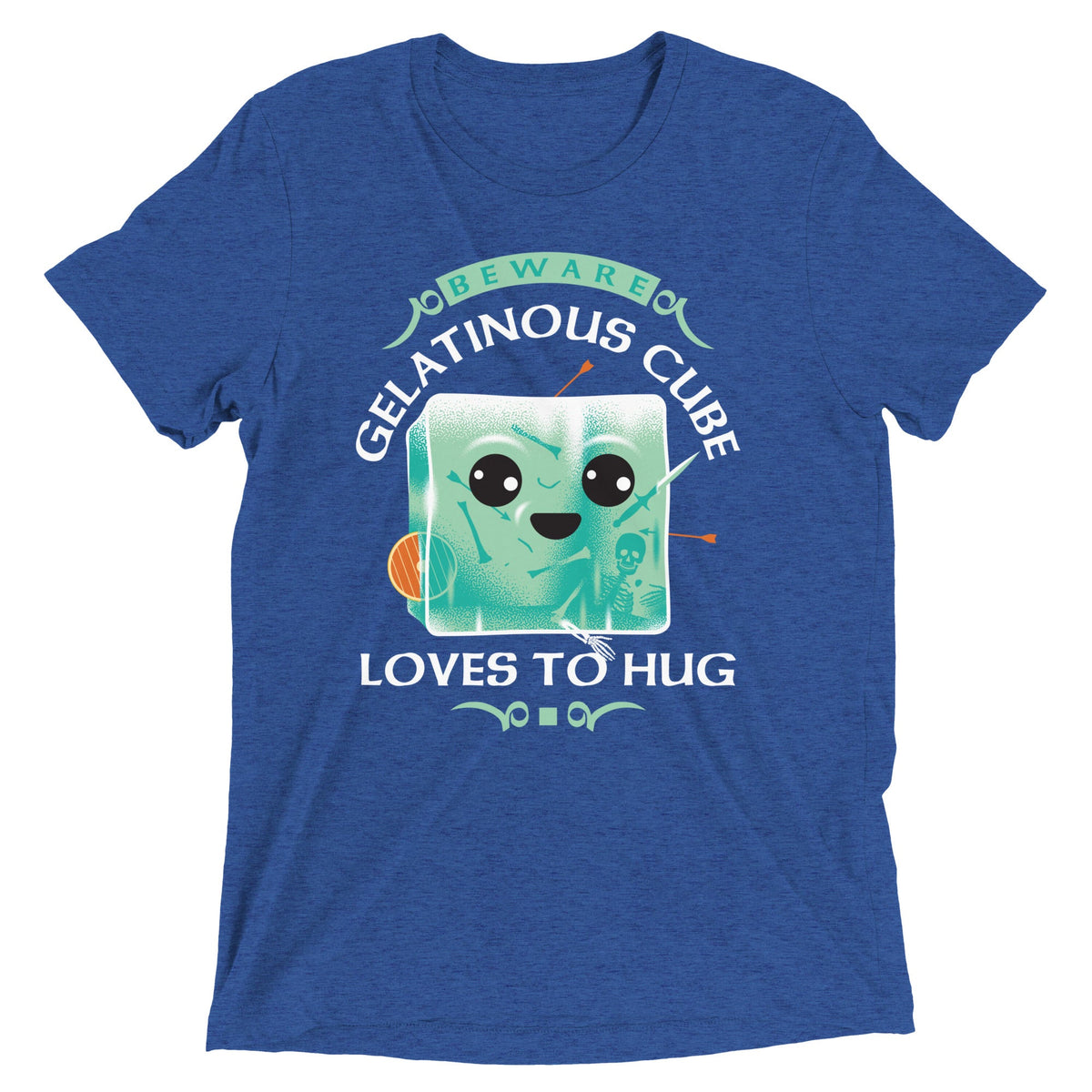Gelatinous Cube Loves To Hug Men's Tri-Blend Tee product image 2