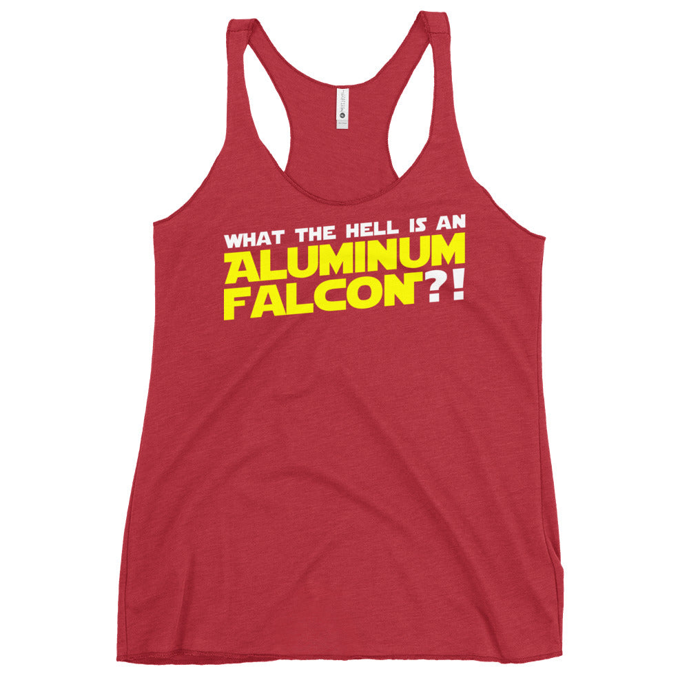 Aluminum Falcon Women's Racerback Tank