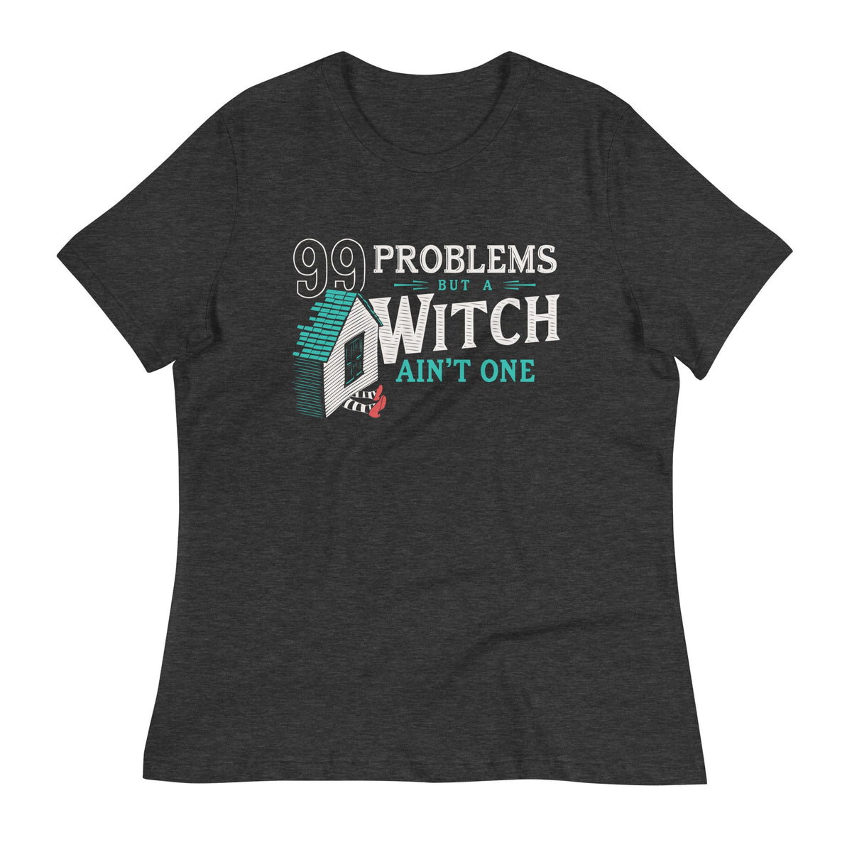 99 Problems But A Witch Ain't One Women's Signature Tee product image 3