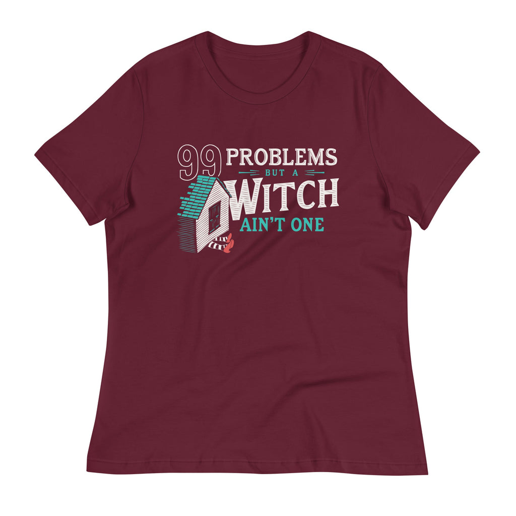 99 Problems But A Witch Ain't One Women's Signature Tee product image 4