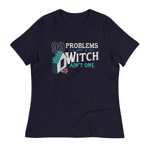 99 Problems But A Witch Ain't One Women's Signature Tee product image 1