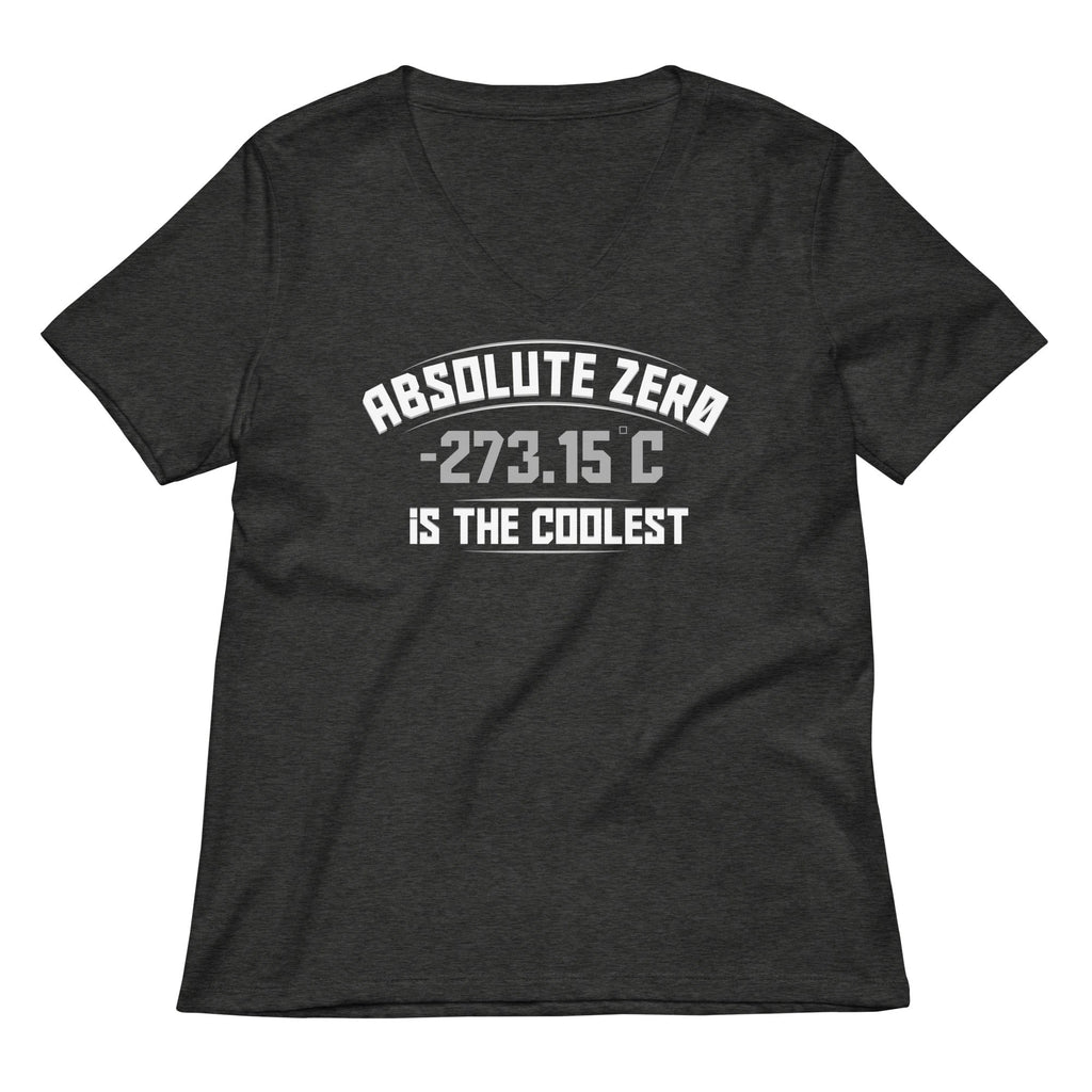 Absolute Zero Is The Coolest Women's V-Neck Tee product image 3