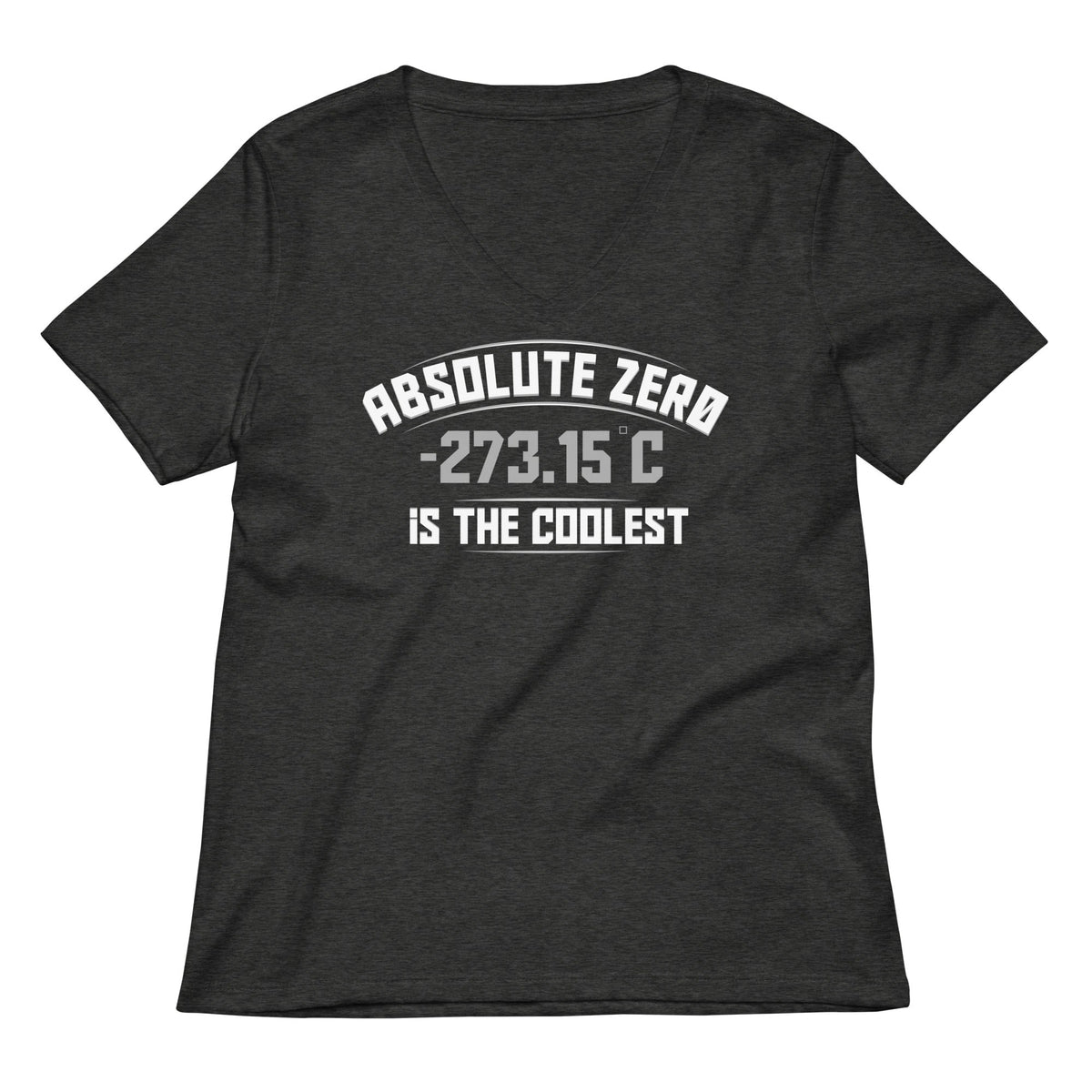 Absolute Zero Is The Coolest Women's V-Neck Tee product image 3