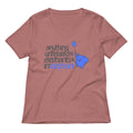 Anything Unrelated Elephants Women's V-Neck Tee product image 1