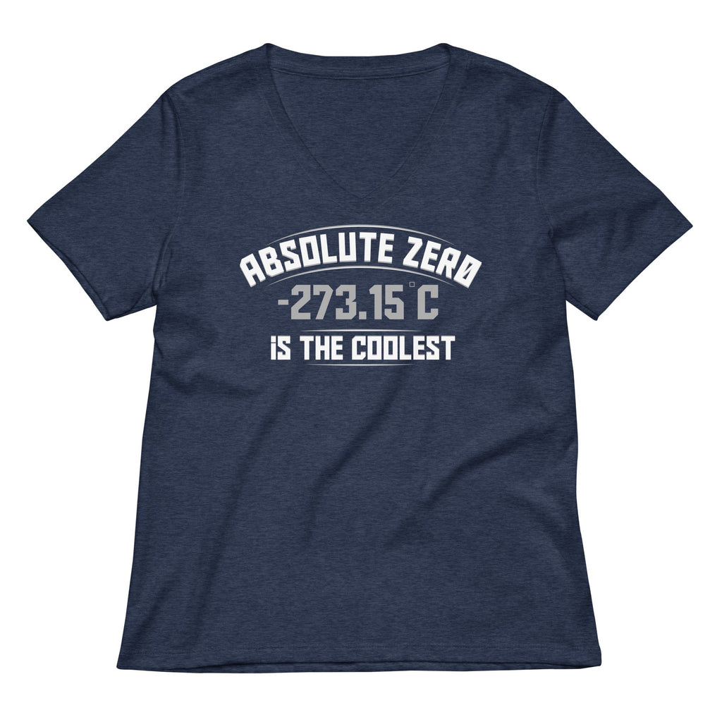 Absolute Zero Is The Coolest Women's V-Neck Tee product image 2