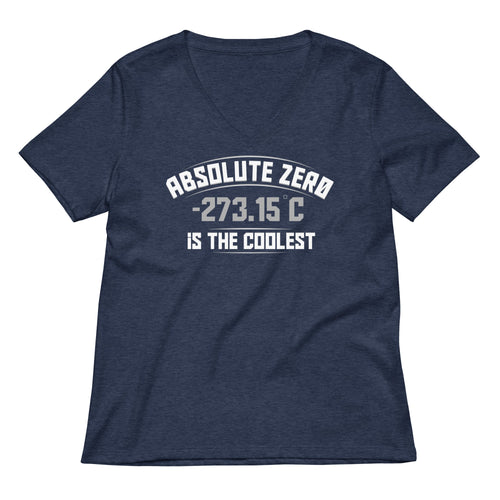 Absolute Zero Is The Coolest Women's V-Neck Tee product image 2