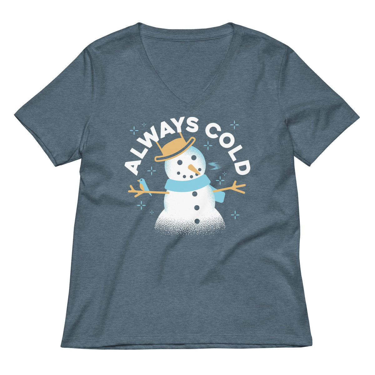 Always Cold Women's V-Neck Tee product image 4