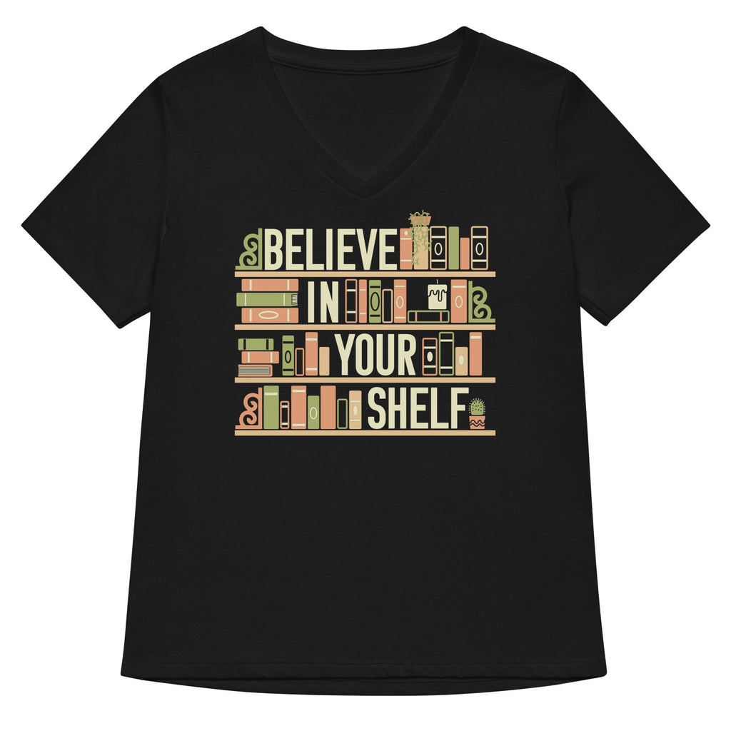 Believe In Your Shelf Women's V-Neck Tee product image 1