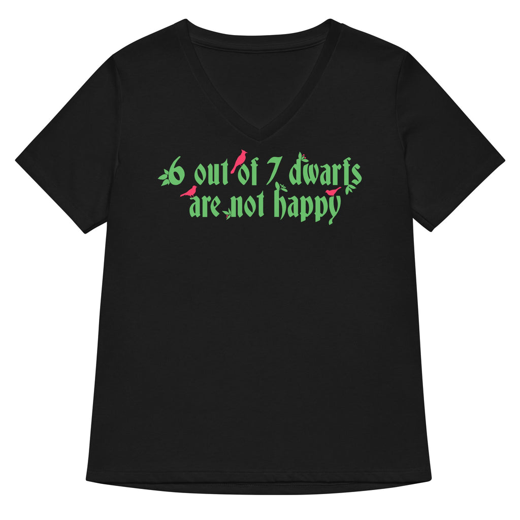 6 Out Of 7 Dwarfs Women's V-Neck Tee product image 1
