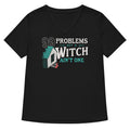 99 Problems But A Witch Ain't One Women's V-Neck Tee product image 1