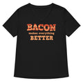 Bacon Makes Everything Better Women's V-Neck Tee product image 1