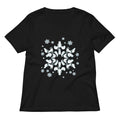 Cat Snowflake Women's V-Neck Tee product image 1