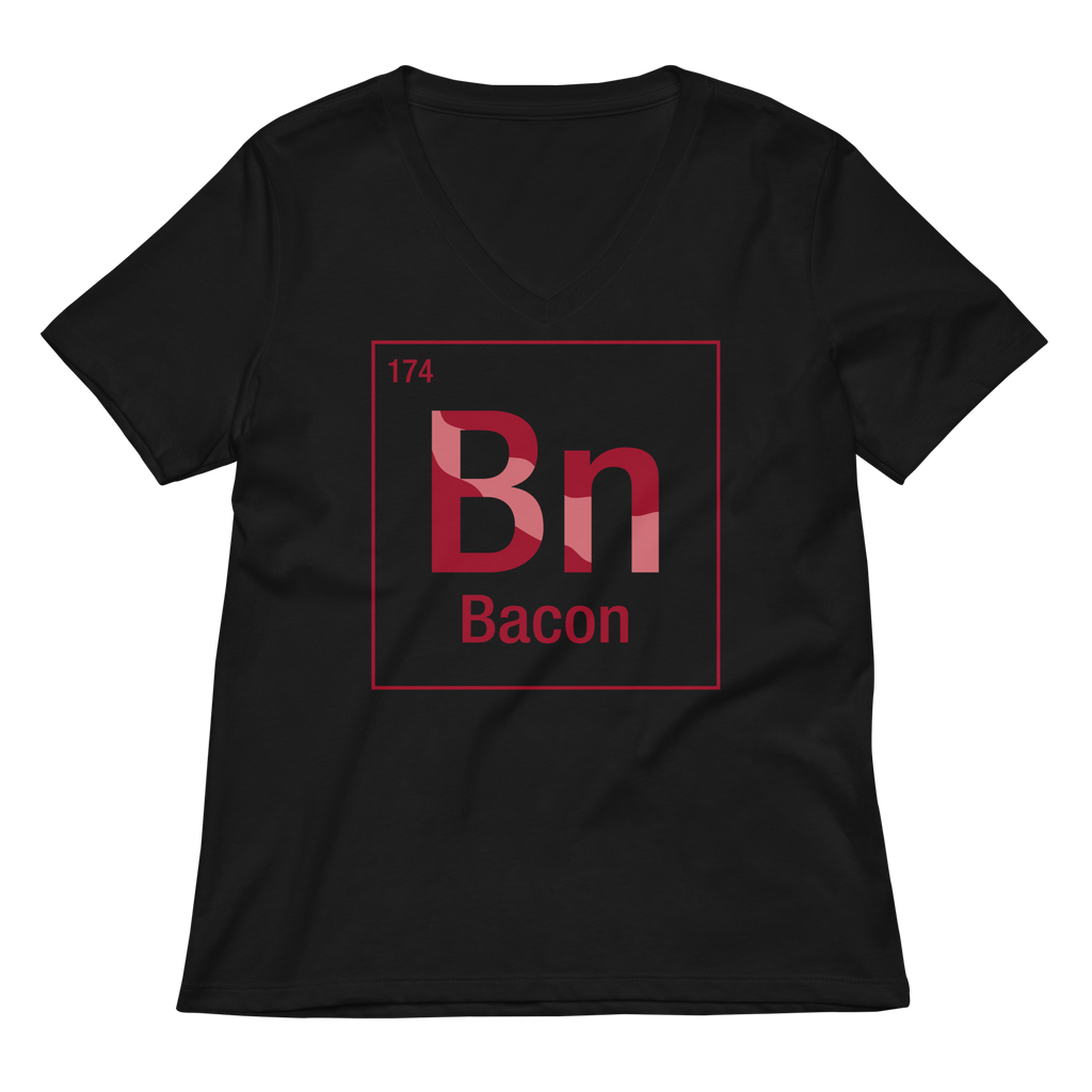 Bacon Element Women's V-Neck Tee product image 2