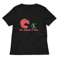 An Apple A Day... Women's V-Neck Tee product image 1