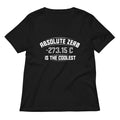 Absolute Zero Is The Coolest Women's V-Neck Tee product image 1