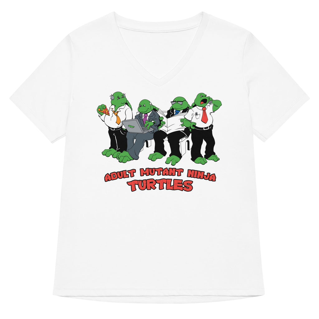 Adult Mutant Ninja Turtles Women's V-Neck Tee product image 1