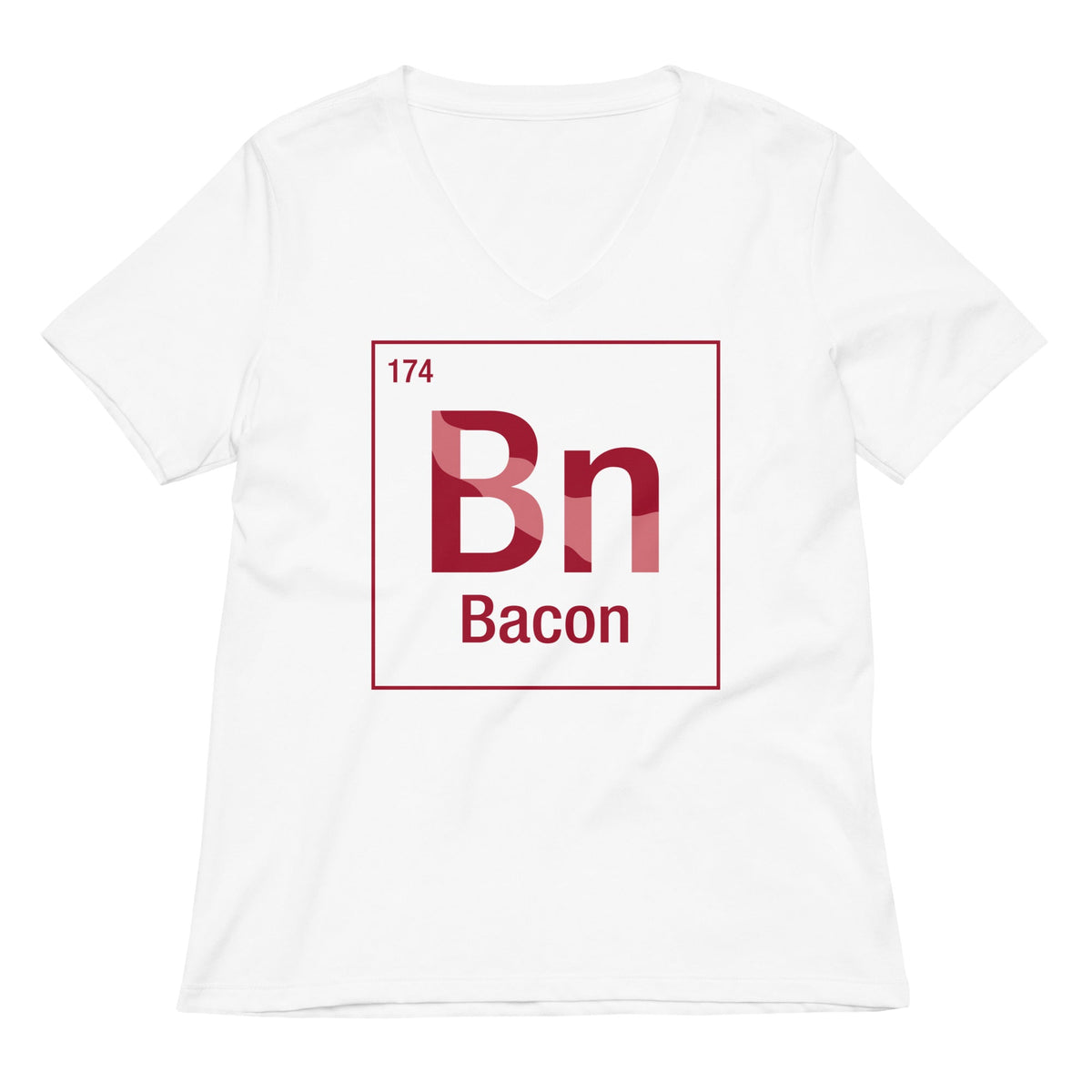 Bacon Element Women's V-Neck Tee product image 1