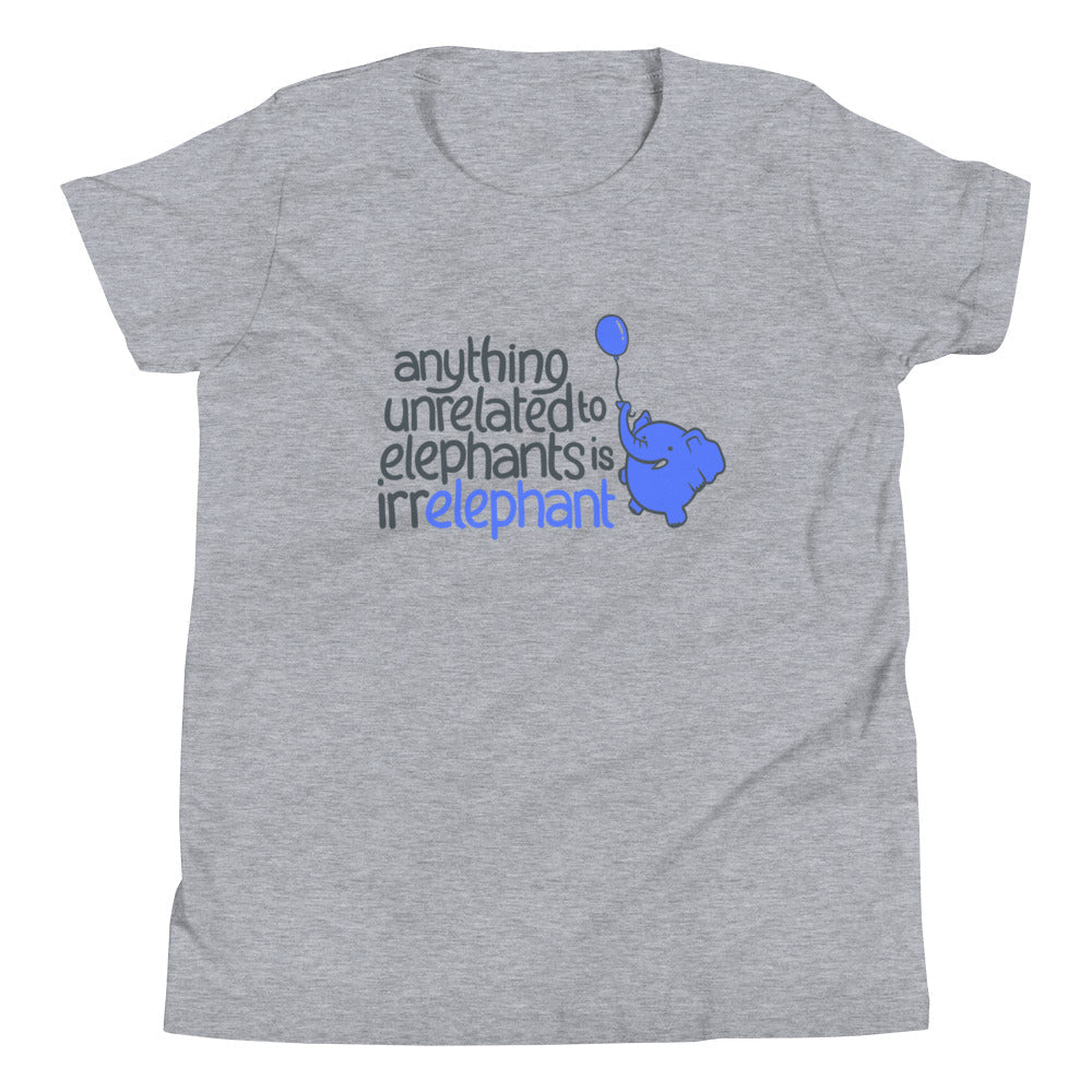 Anything Unrelated Elephants Kid's Youth Tee product image 1