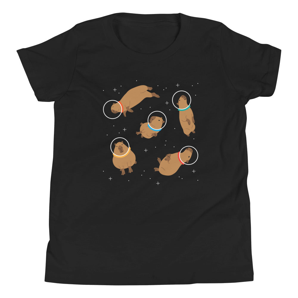 Capybaras In Space Kid's Youth Tee product image 1