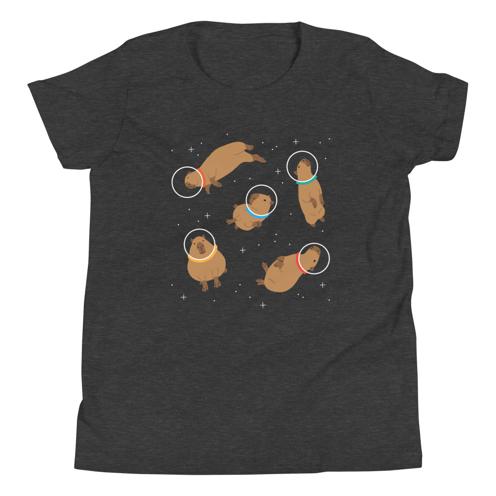 Capybaras In Space Kid's Youth Tee product image 5