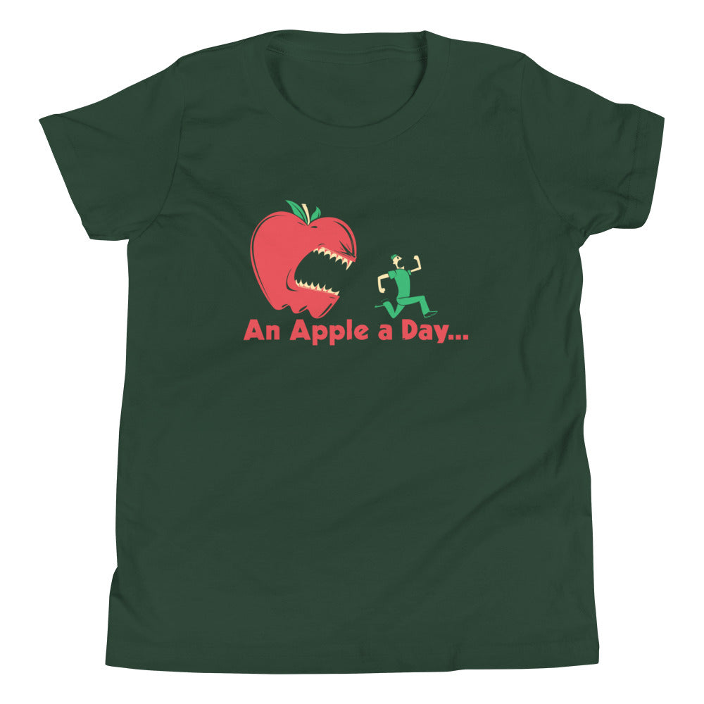 An Apple A Day… Kid's Youth Tee product image 3