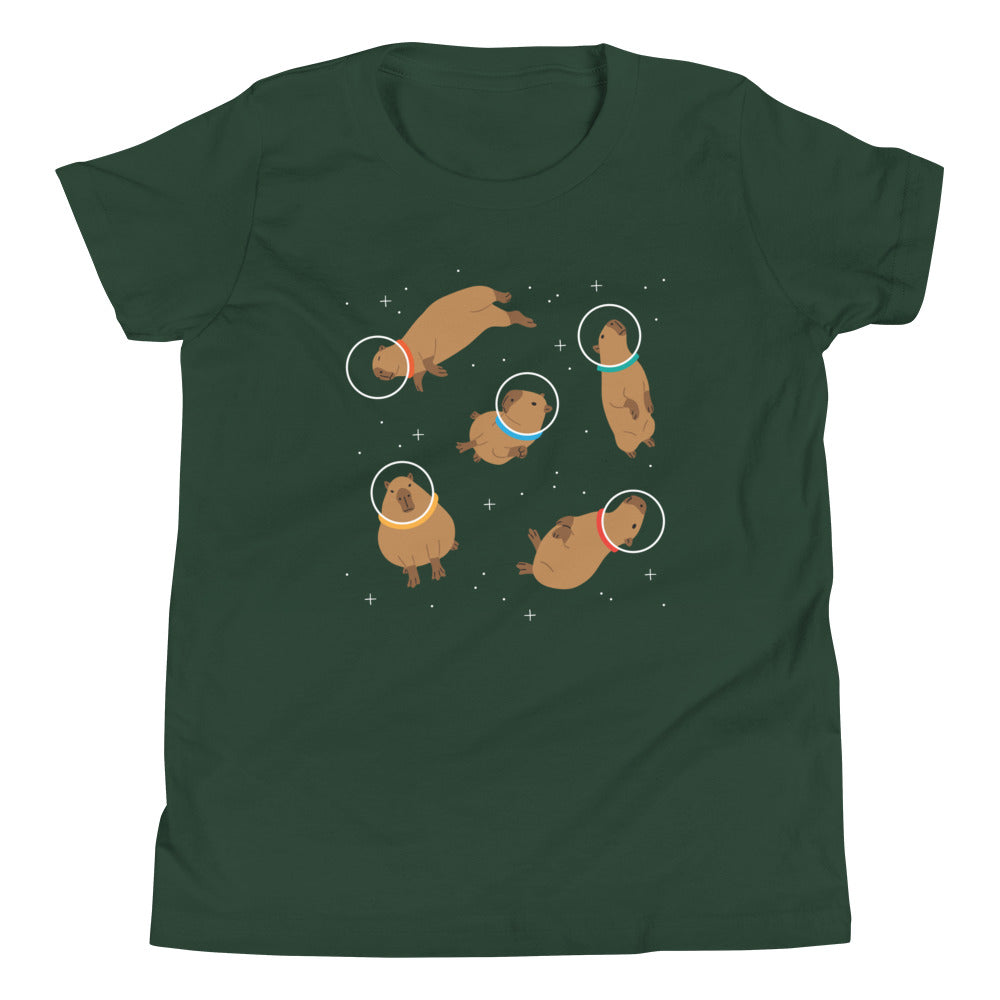 Capybaras In Space Kid's Youth Tee product image 4