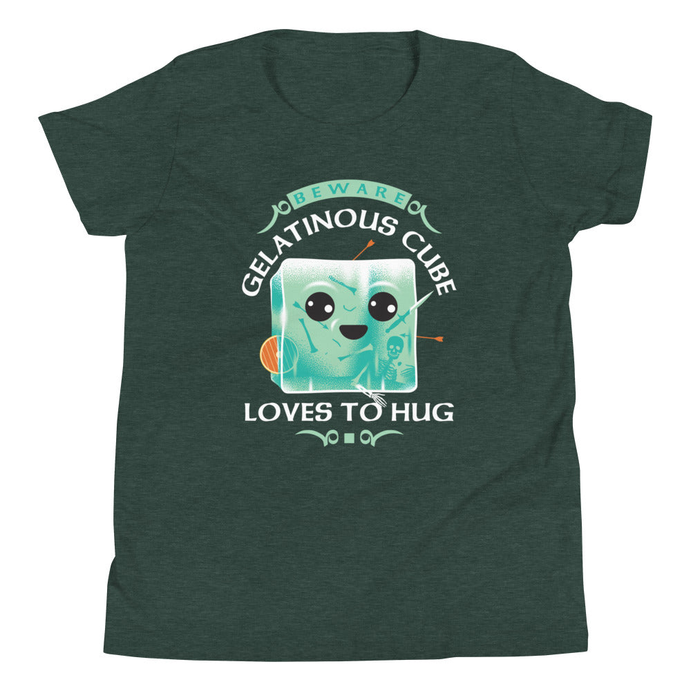 Gelatinous Cube Loves To Hug Kid's Youth Tee product image 5