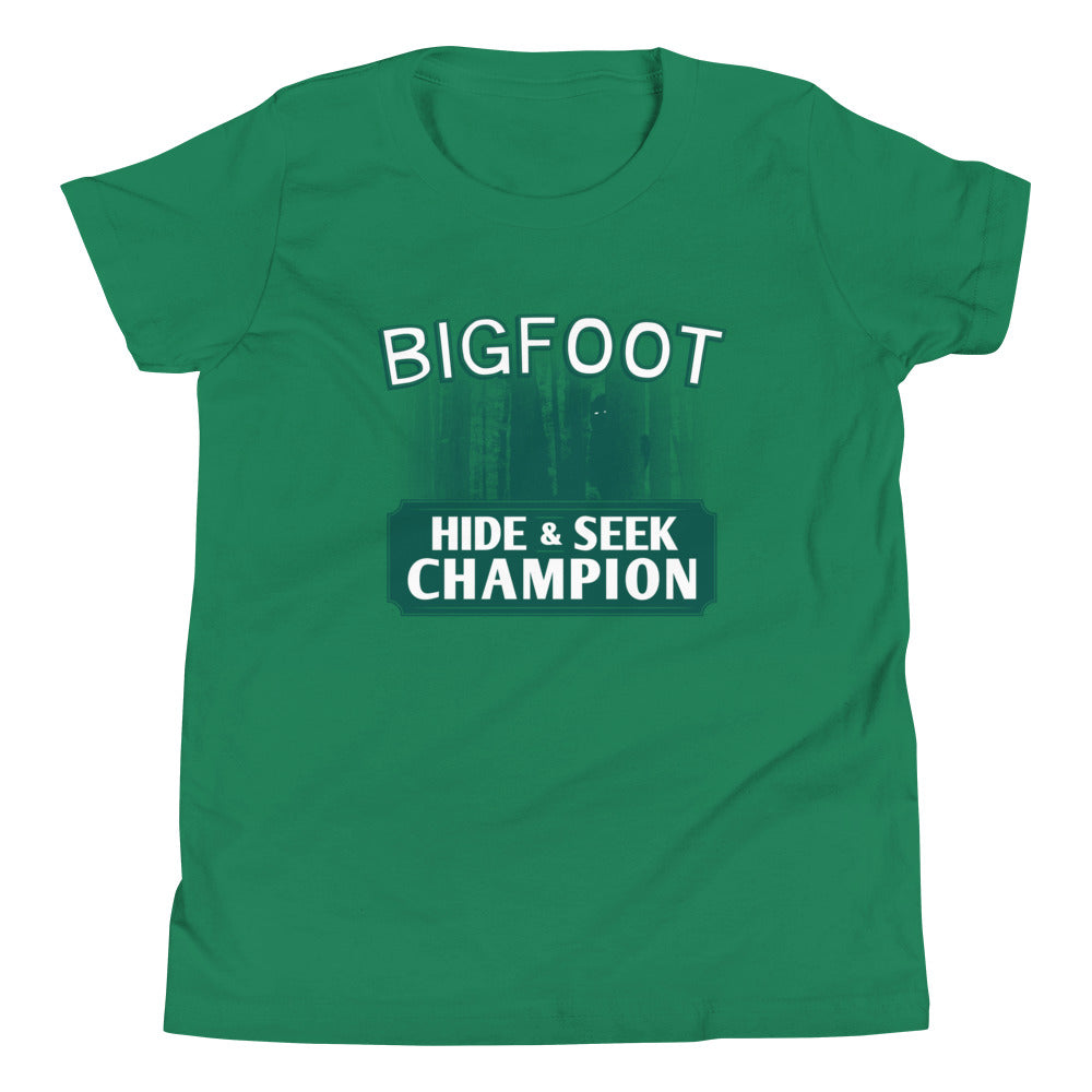 Bigfoot Hide And Seek Champion Kid's Youth Tee product image 1