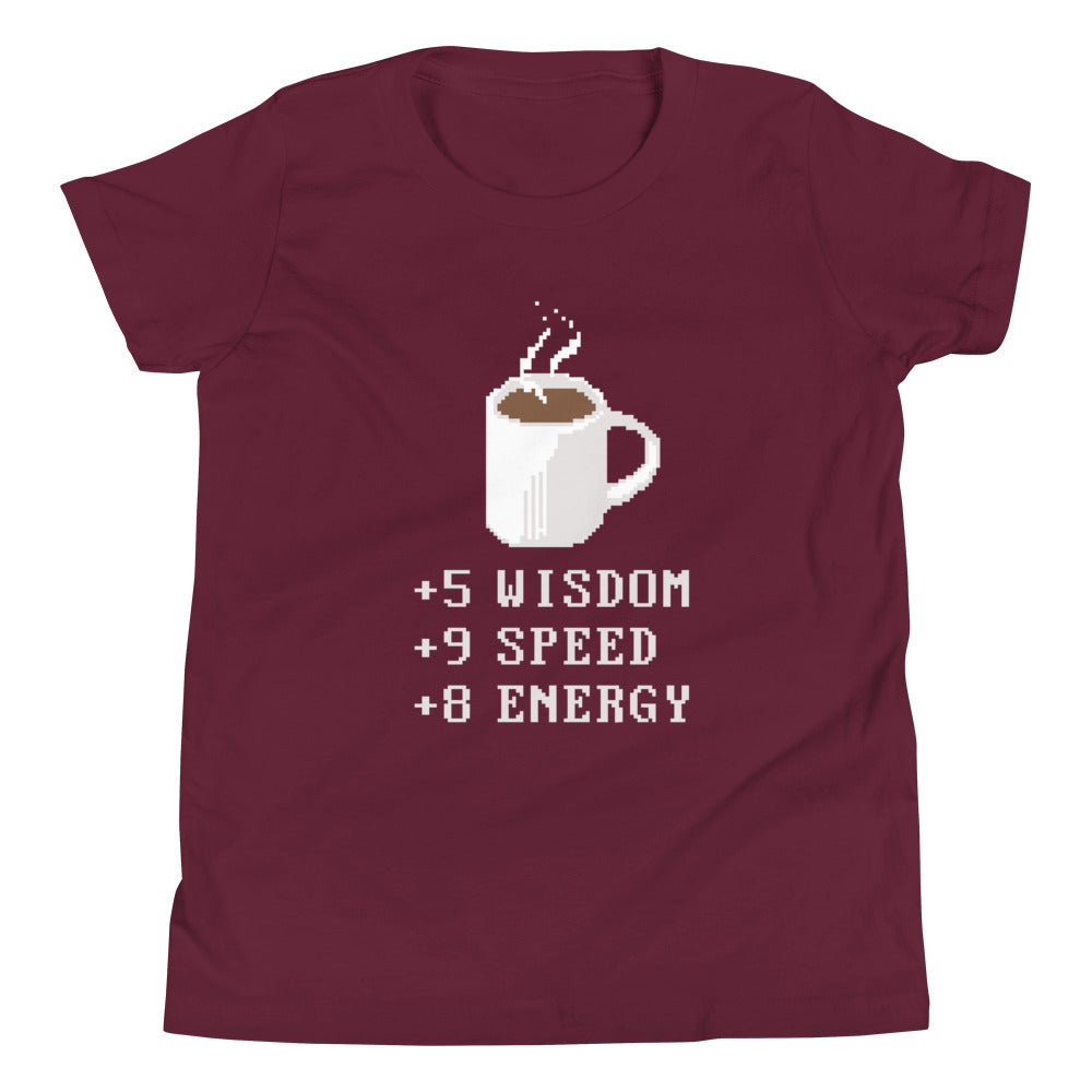 Coffee Plus To Stats Kid's Youth Tee product image 3