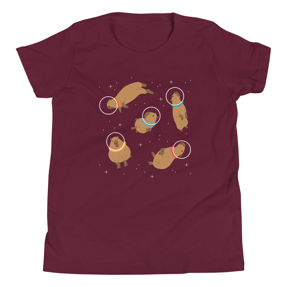 Capybaras In Space Kid's Youth Tee product image 3