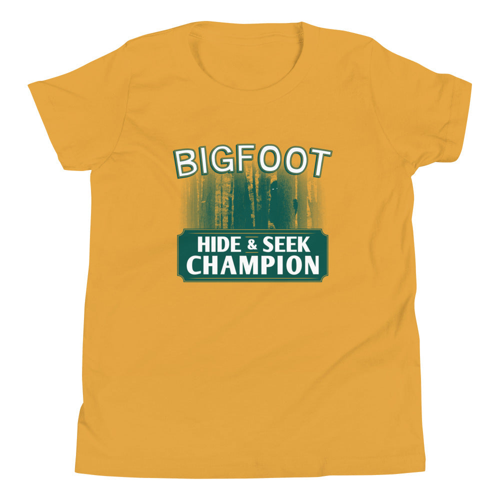 Bigfoot Hide And Seek Champion Kid's Youth Tee product image 3