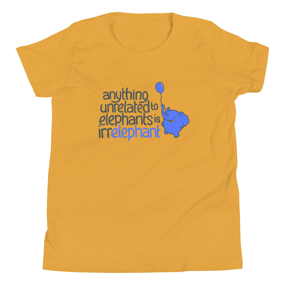 Anything Unrelated Elephants Kid's Youth Tee product image 3