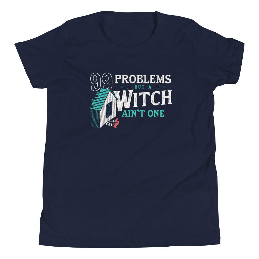 99 Problems But A Witch Ain't One Kid's Youth Tee product image 1